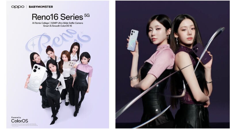 聯乘女團 BABYMONSTER 登場！OPPO Reno16 系列國際版確認預載 ColorOS 16