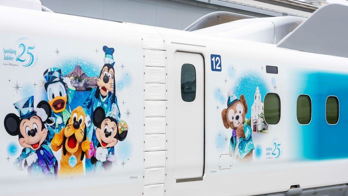 HLIvdaraA日本JR東海道新幹線推出迪士尼紀念列車,米奇、唐老鴨等8個角色在列AACkEK