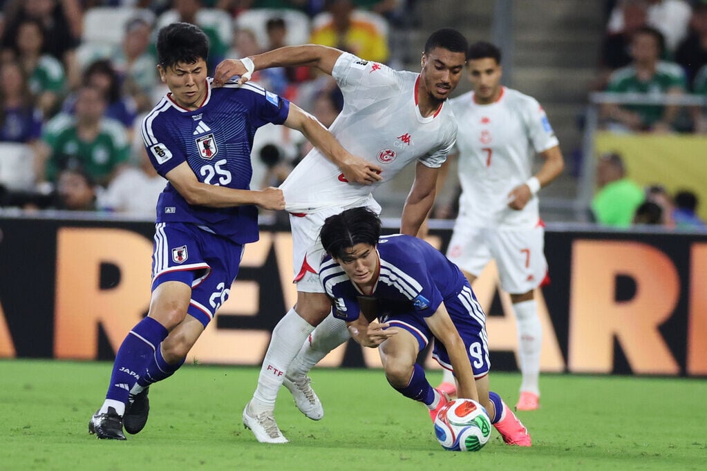 世界盃2026,日本4︰0大勝突尼西亞(AP)