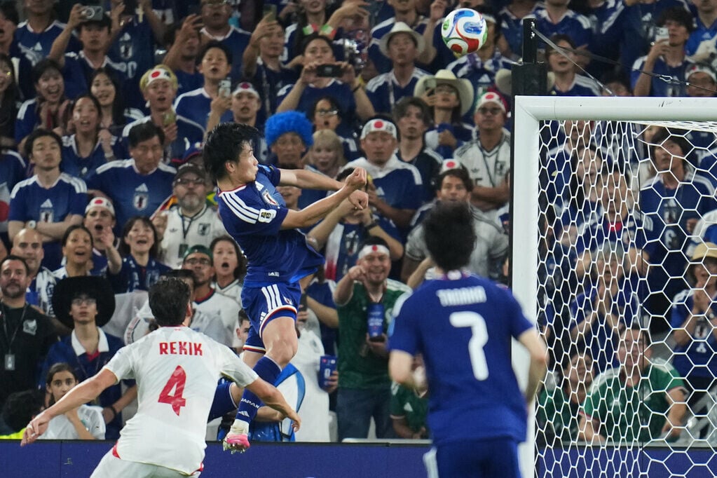 世界盃2026,上田綺梅開二度助世日本4︰0大勝突尼西亞(AP)