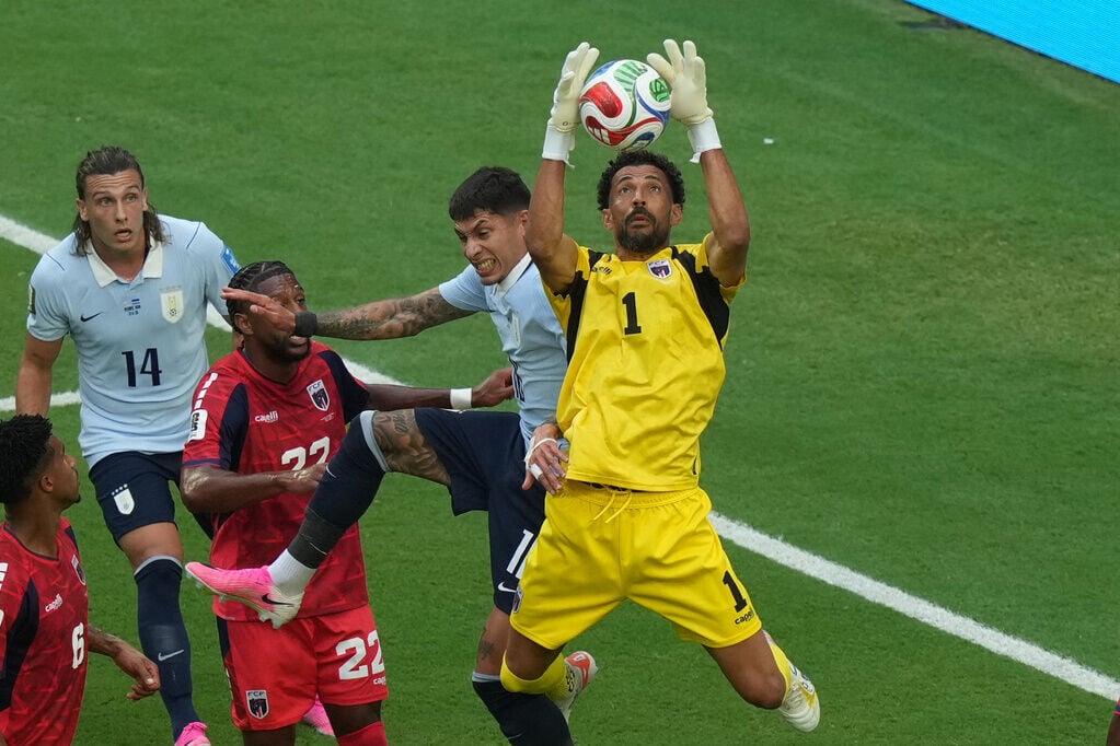 禾仙夏(Vozinha),今場沒有正式撲救(ap)