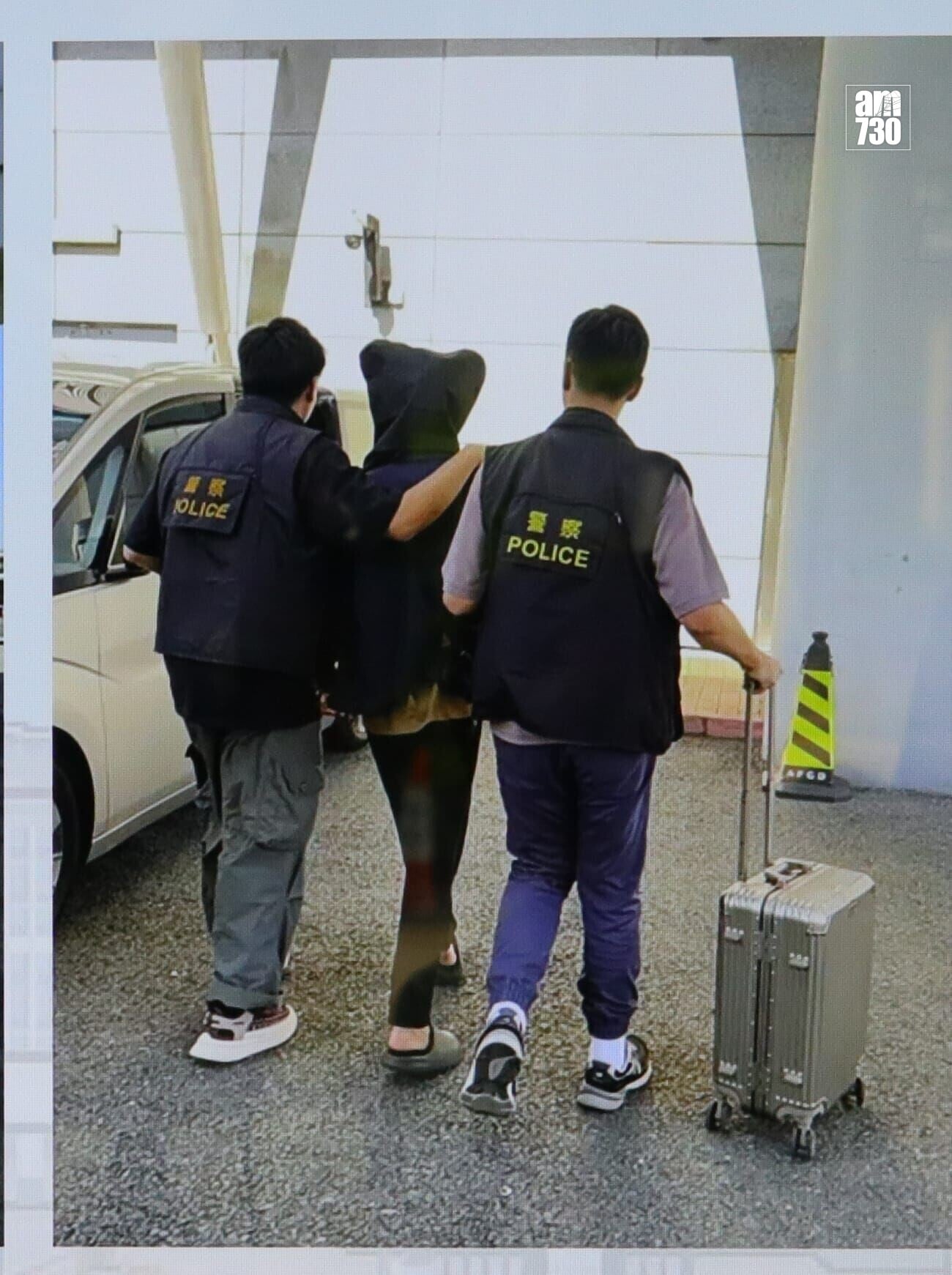 機場黃金劫案增至13人被捕(鍾式明攝)