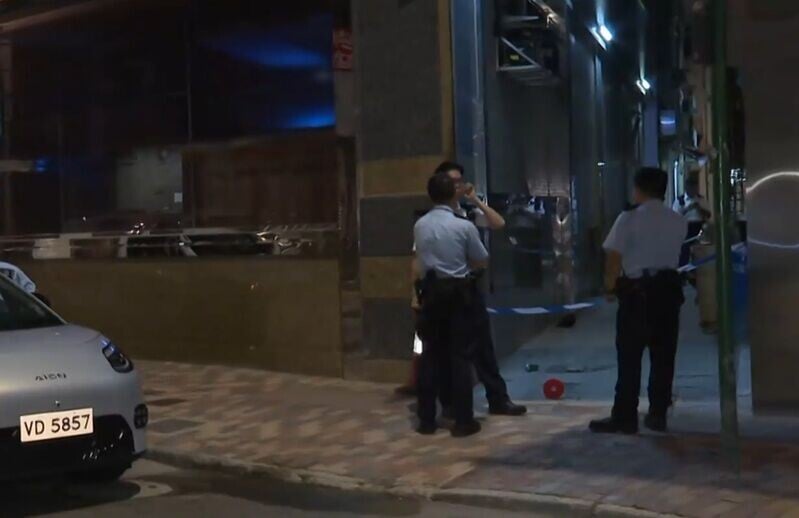 警方調查後,初步相信3名非華裔男子下落,暫未有人被捕。(有線新聞截圖)