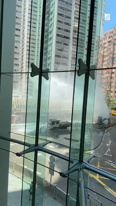 鰂魚涌爆水管