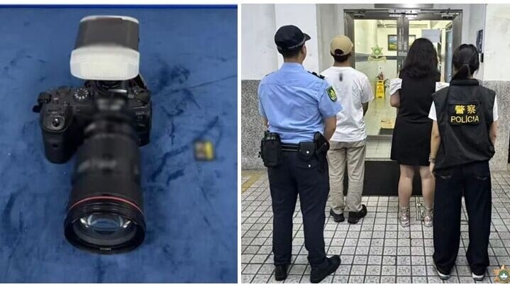 一名內地女子透過手機應用程式，以1,098元人民幣聘請同為內地人的男子充當私人攝影師，在香港完成拍攝後，翌日再前往澳門，惟最終被澳門治安警拘捕。(澳門治安警)