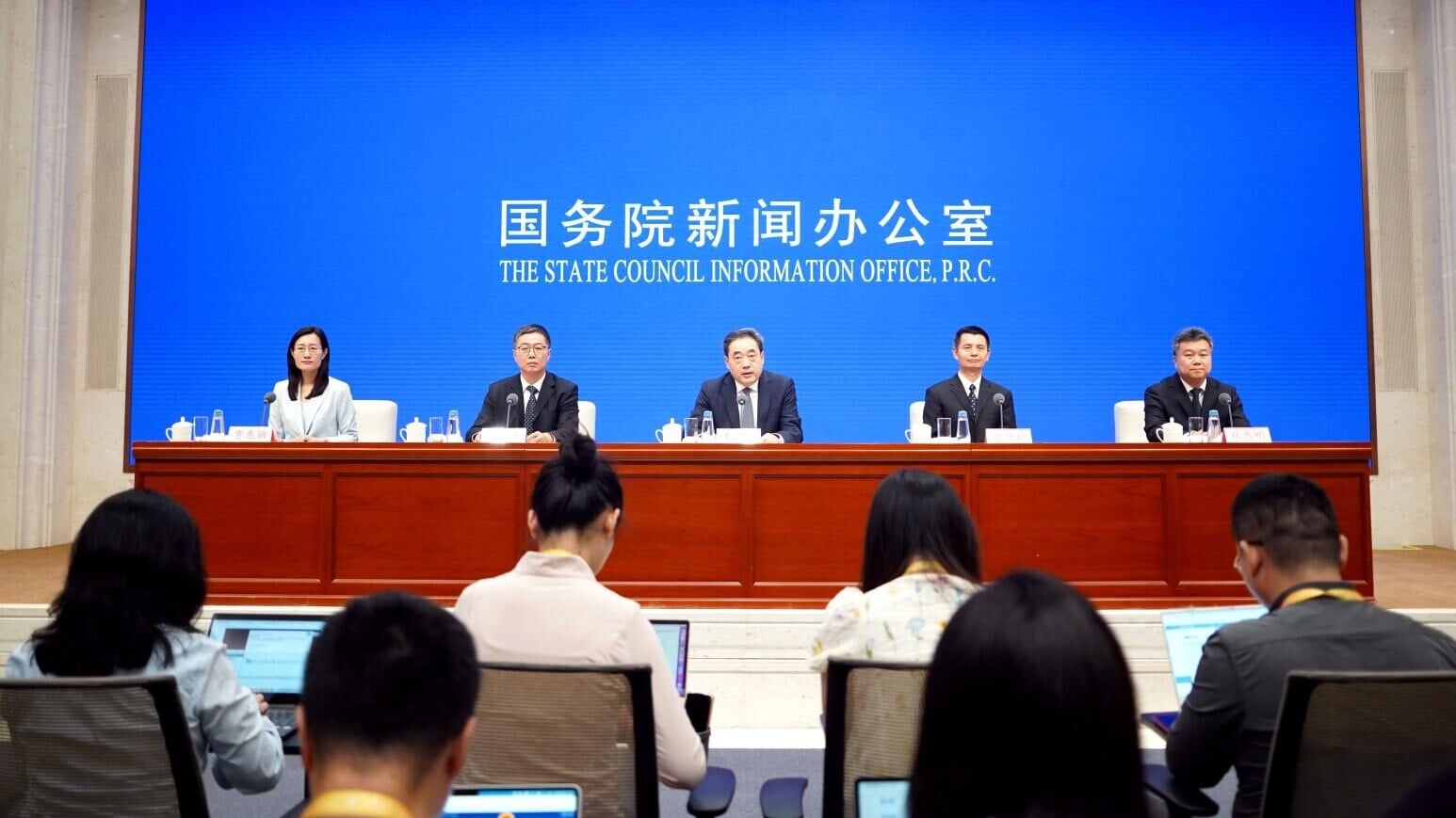 國新辦舉行「開局起步『十五五』」系列主題新聞發布會。（圖／新華社）