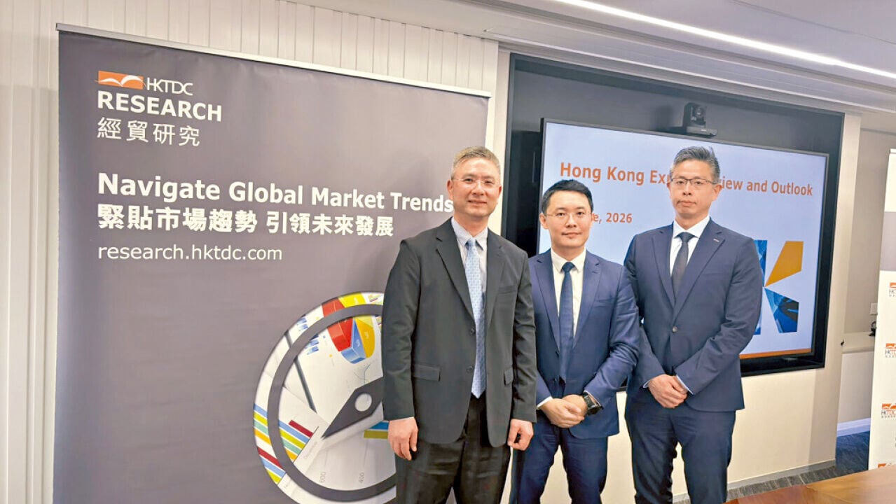 貿發局上調今年香港出口預測，料全年錄得至少20%。    (鄭日棱攝)