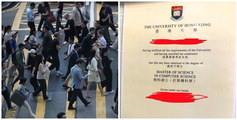 網上熱話｜港大碩士IT男失業近一年 被逼送外賣做保安：張畢業證書其實冇用