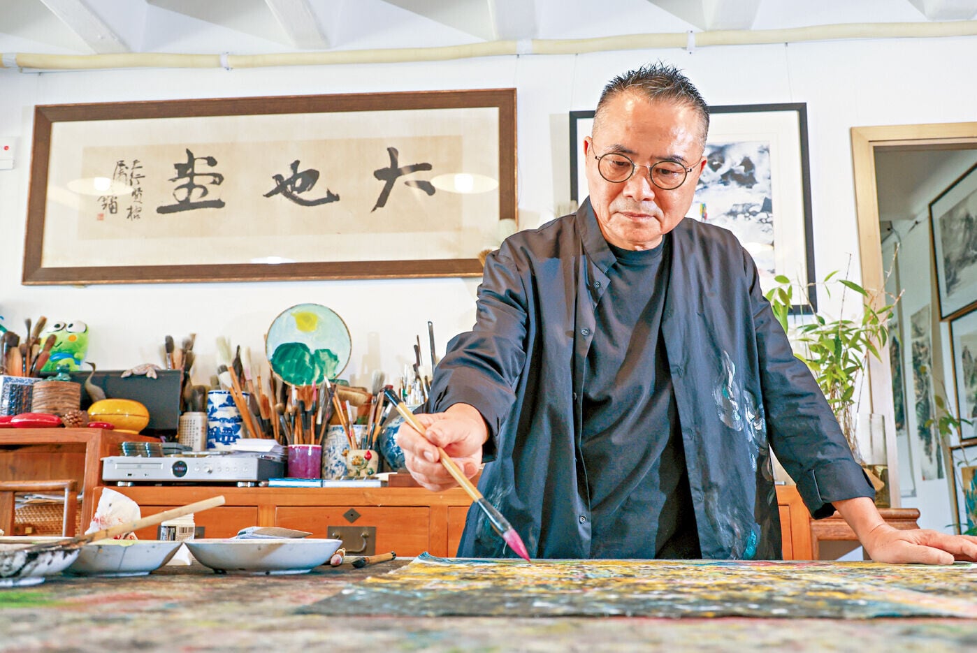 林天行盼有專屬藝術館供本地藝術家展出作品。