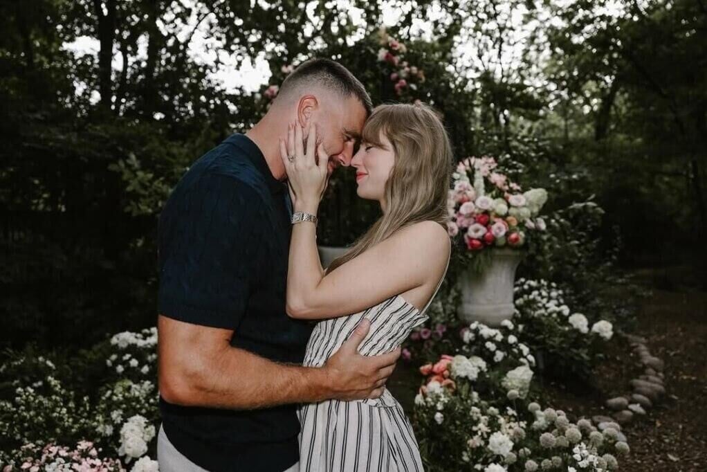 Taylor Swift和Travis Kelce結婚。(圖/翻攝自IG)