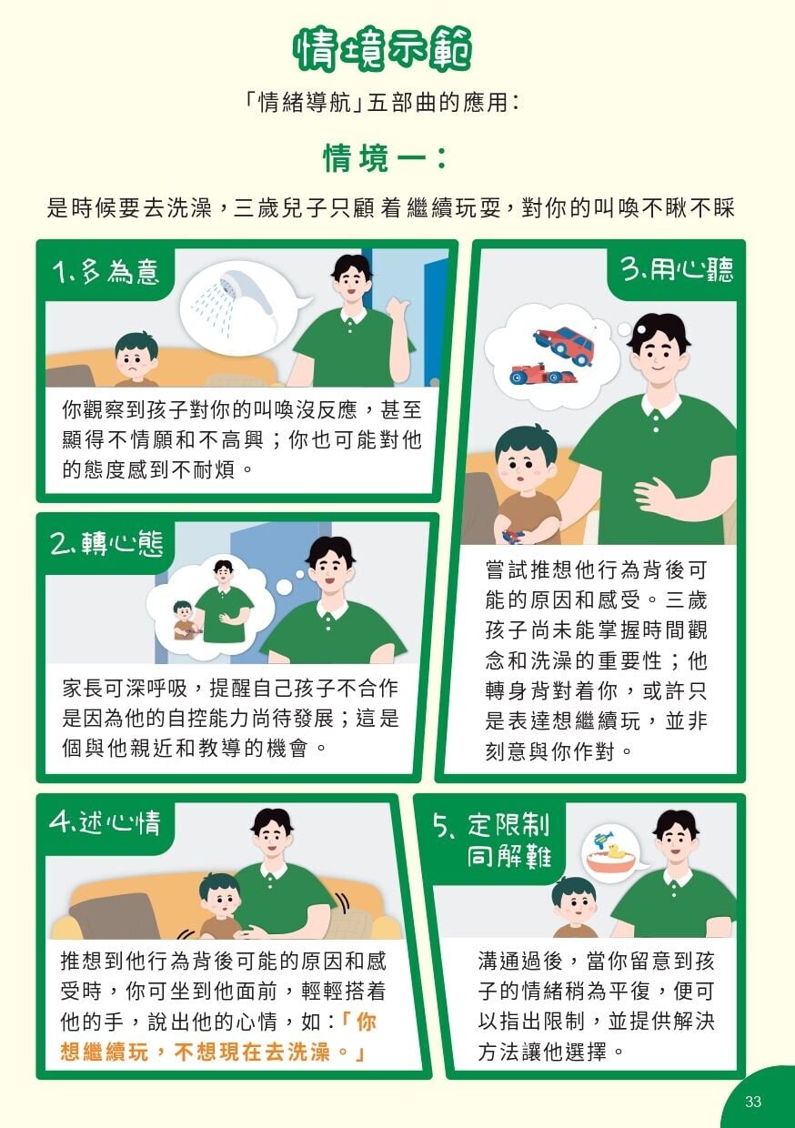 培育高EQ孩子 為學前兒童情緒導航小錦囊(衝生署)