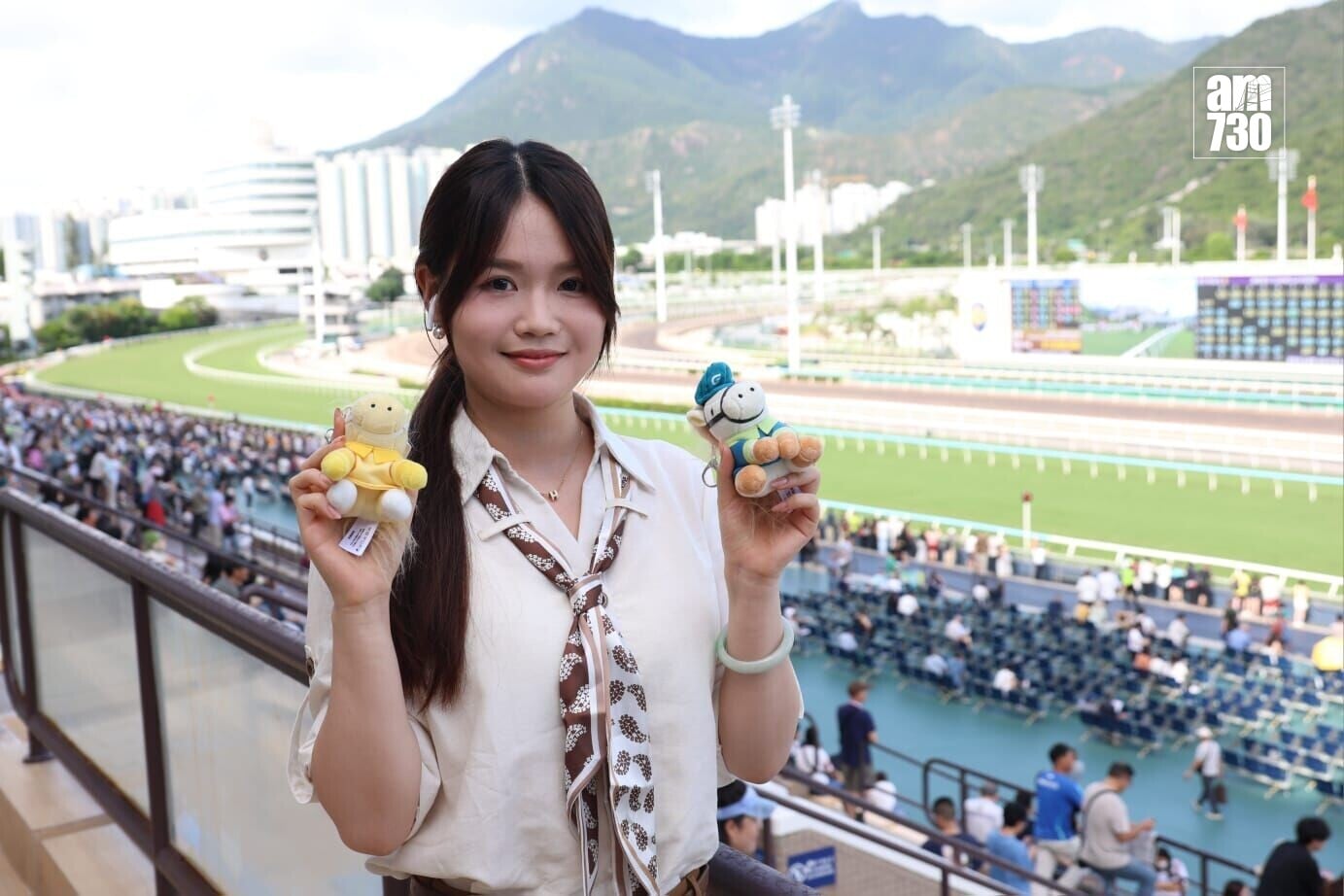 浙江旅客楊小姐讚現場氣氛熱烈(周令知攝)