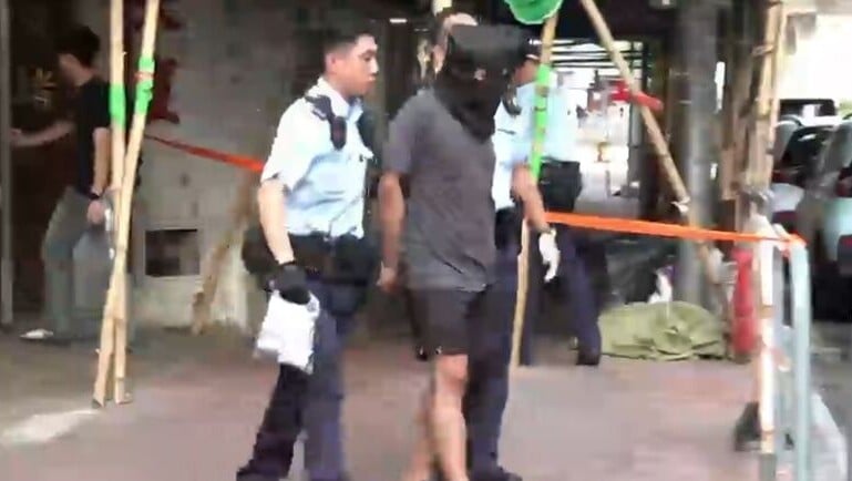 旺角塘尾道命案再多2男被捕，累計4男涉販毒吸毒。(有線新聞截圖)