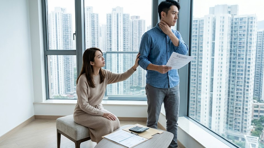 有女網民日前於社交平台發文指，自己與男友準備結婚，男方一家願意提供7成首期供他買樓，男友指可以自己一個供，惟樓主要求「一齊供」並於物業加自己名，惟「唔知佢屋企肯唔肯」，因而感「冇安全感」，形容「好似住喺人哋屋企咁。」(AI生成圖片)