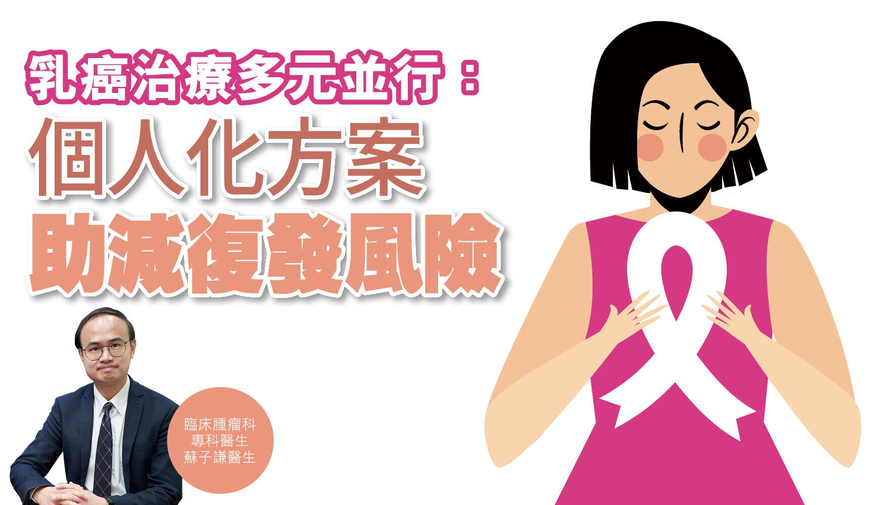 健康解碼｜乳癌治療多元並行：個人化方案助減復發風險