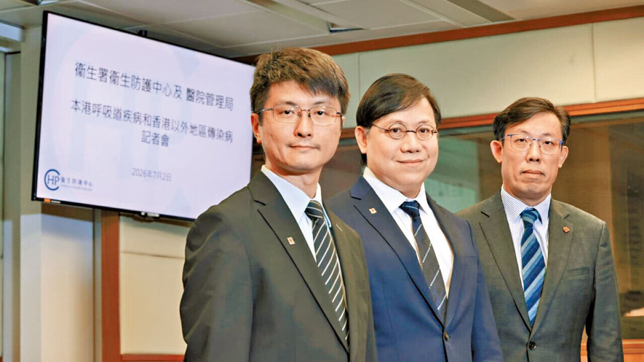 衛生防護中心預計流感活躍度在未來數周將持續攀升。
