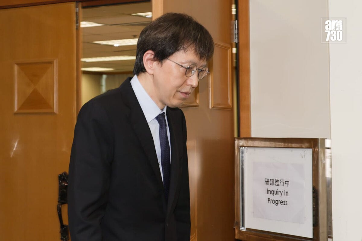 薛守智聽取裁判後離開。(吳康琦攝)