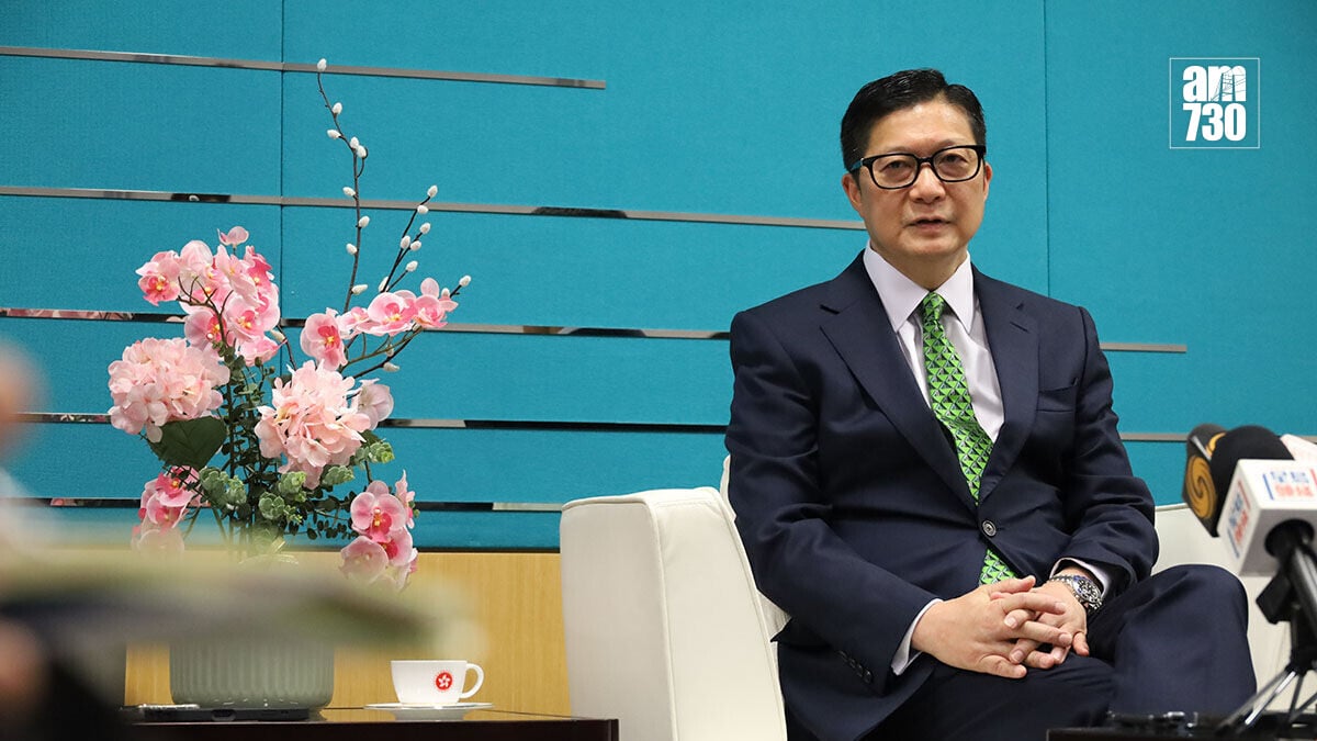 鄧炳強表示，無意要求美國撤銷制裁。(資料圖片／鍾式明攝)