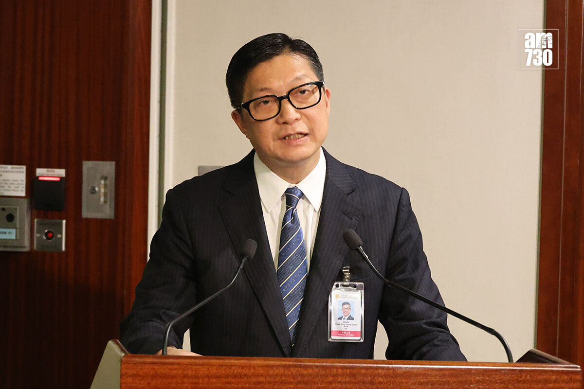鄧炳強表示,無意要求美國撤銷制裁。(資料圖片/鍾式明攝)