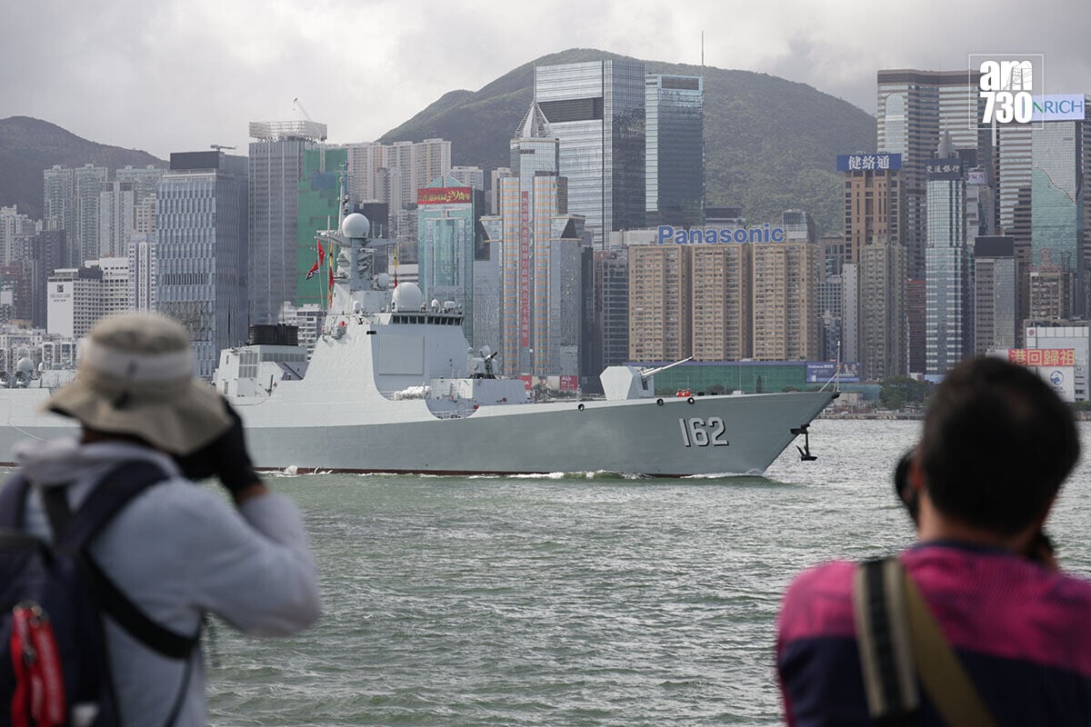 南寧艦日前抵港展開5日來港活動。(資料圖片/吳康琦攝)