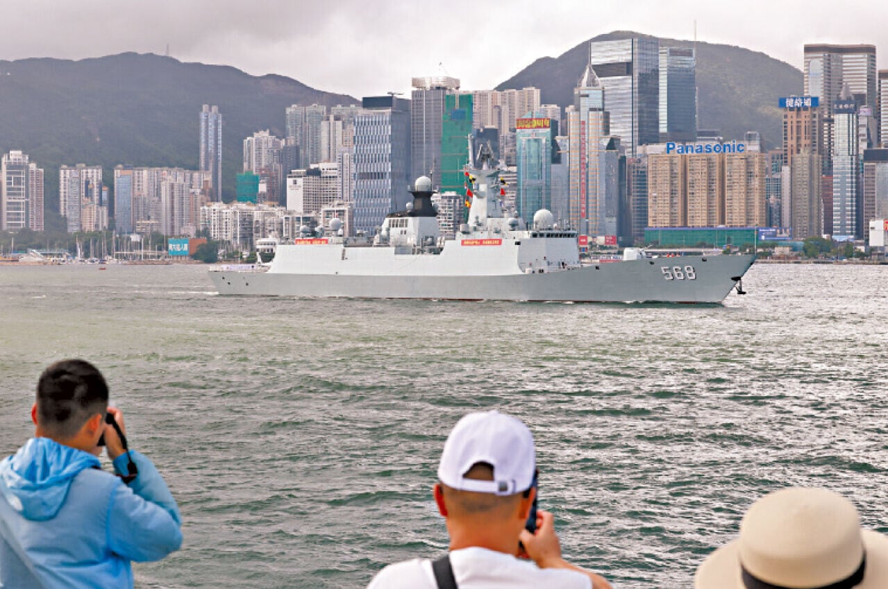 南寧艦和衡陽艦今結束訪港行程。