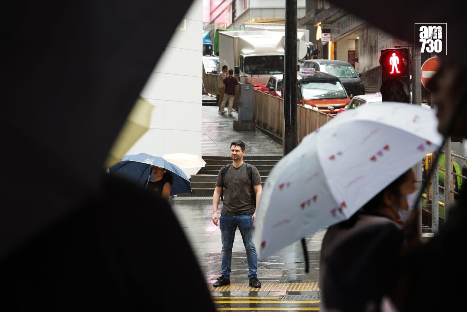 天文台:短期內本港廣泛地區或受大雨影響。(吳康琦攝)