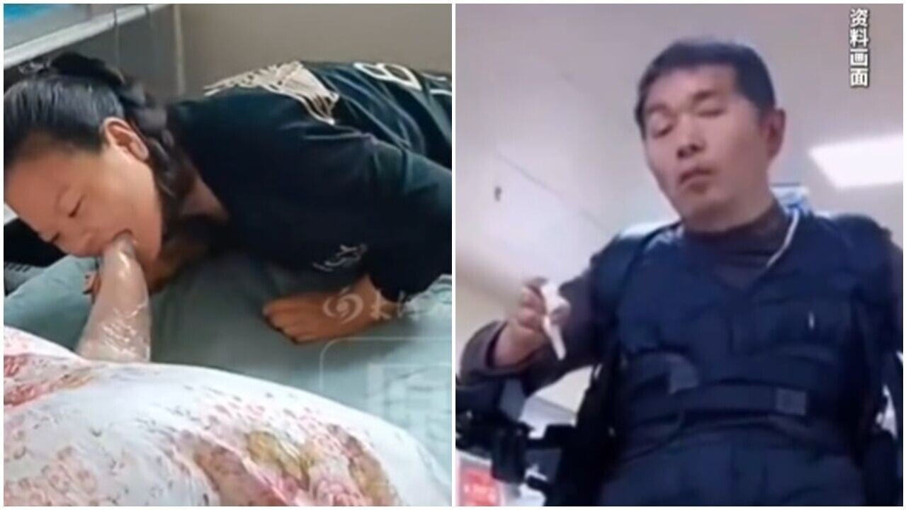 男子為救人變植物人，妻子咬他腳趾7年終喚醒。(微博)