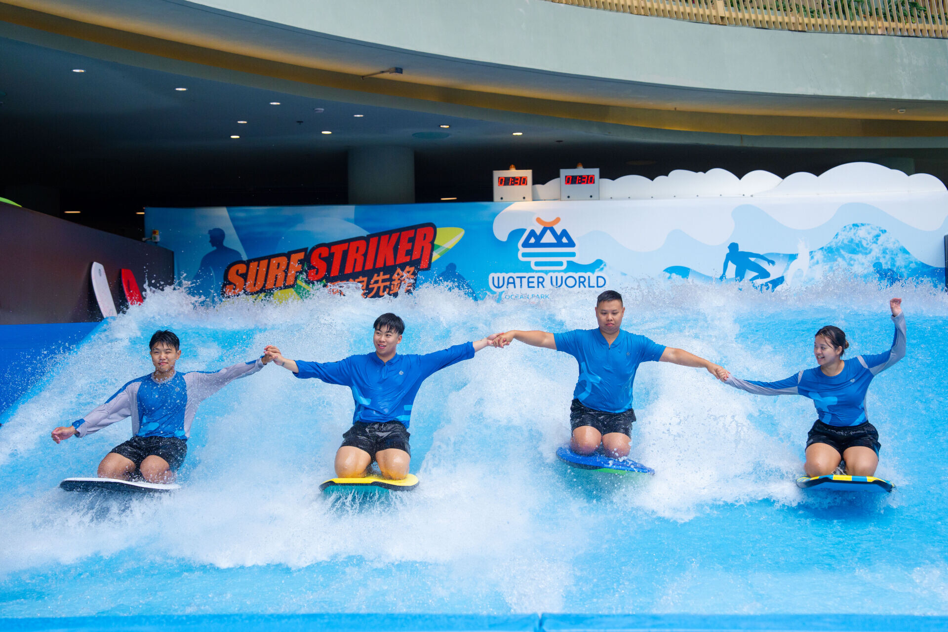Surfing demonstration 1