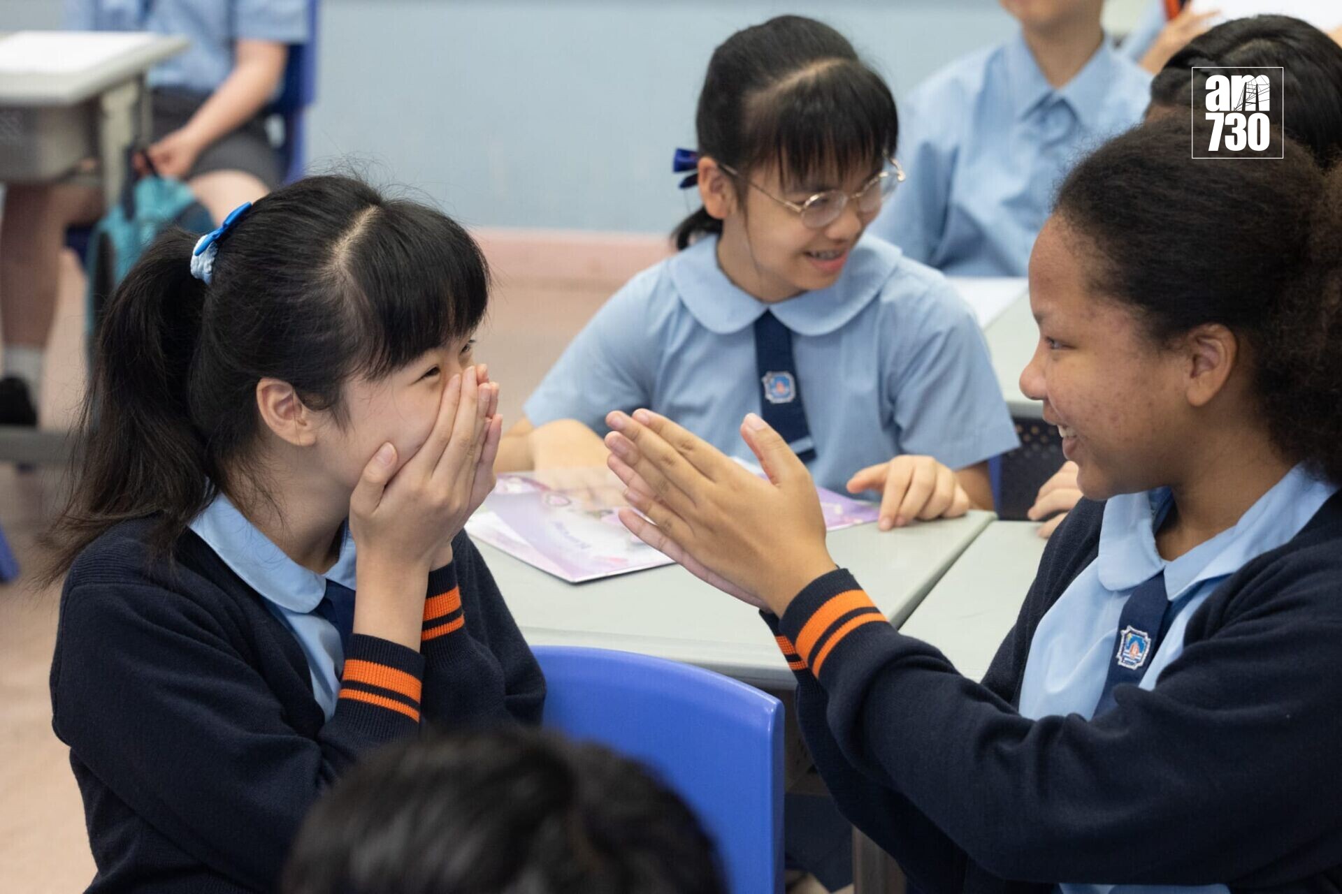油蔴地天主教小學(海泓道)近99%學生獲派首三志願學校(蘇文傑攝)