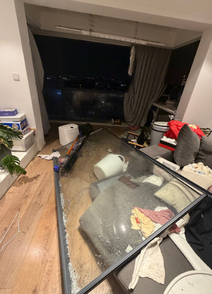 湖北東部遭遇強對流天氣,黃岡市等部分地方出現龍捲風,造成破壞。(網上圖片)