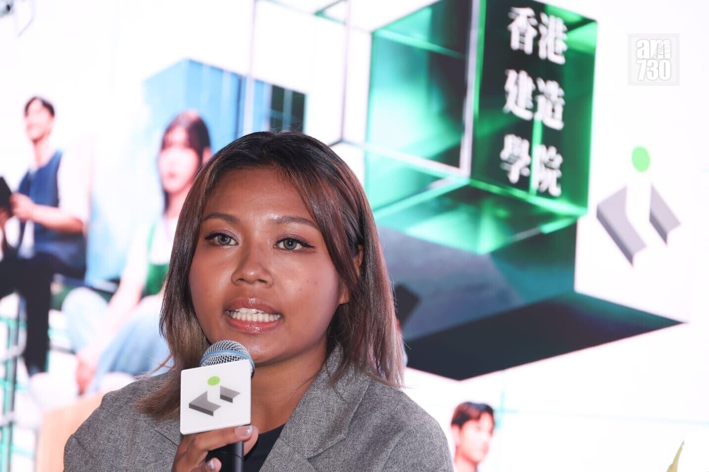 2025土木工程監工高等文憑畢業生鄭琬愉。 (周令知攝)