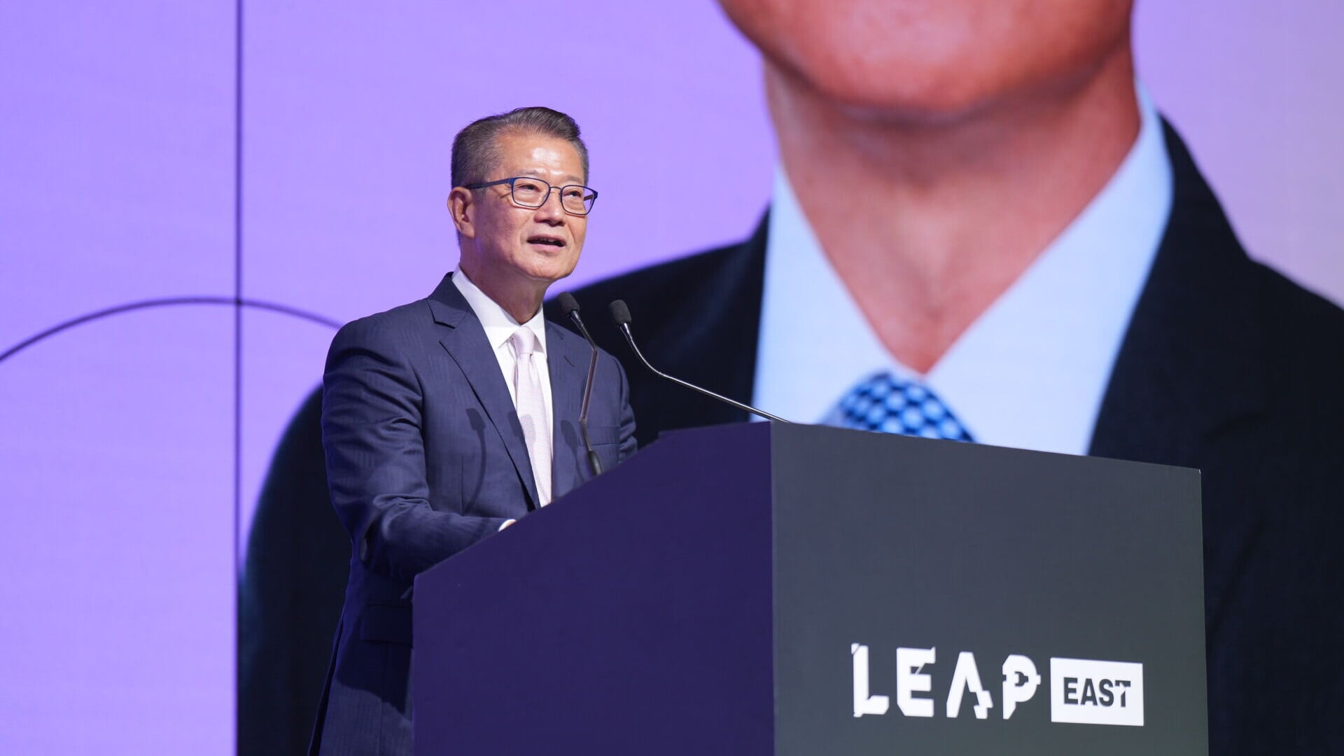 陳茂波在LEAP East開幕典禮上致詞表示，計劃今年稍後再次率領代表團訪問沙特阿拉伯。