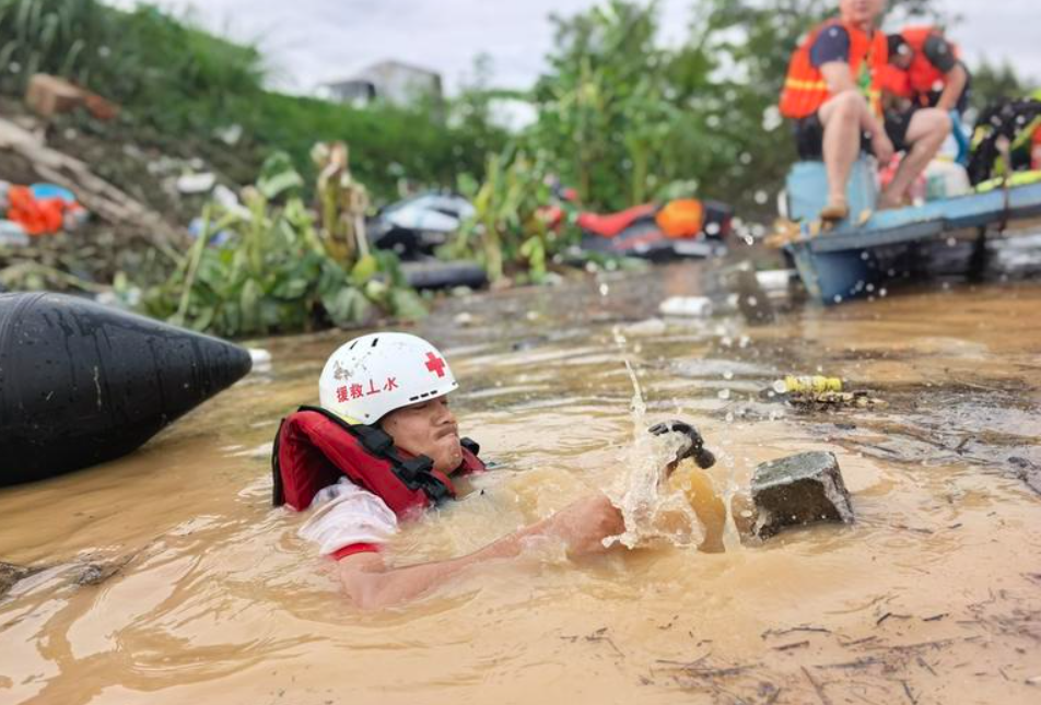 廣西暴雨成災,增至39人遇難,9人下落不明(新華社)