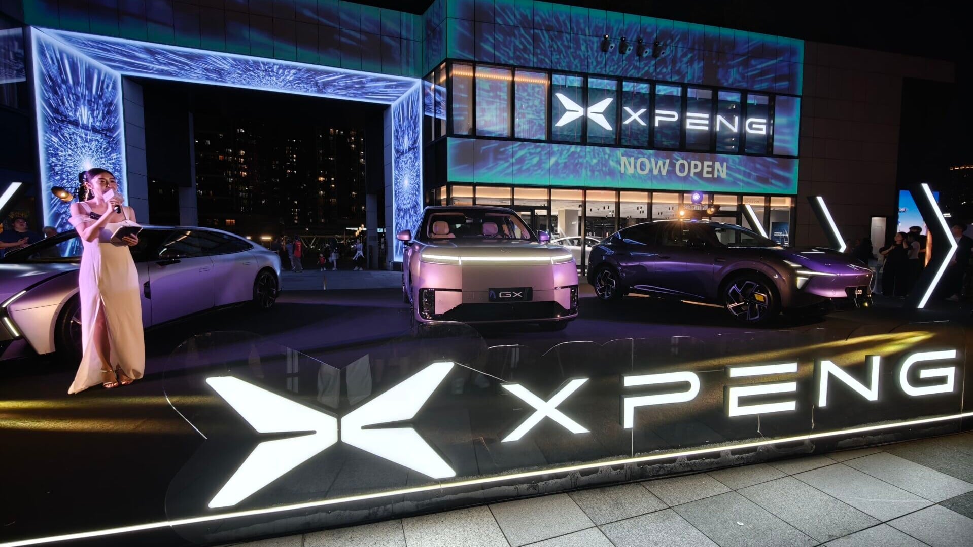 小鵬汽車陳列室即日起正式開業。