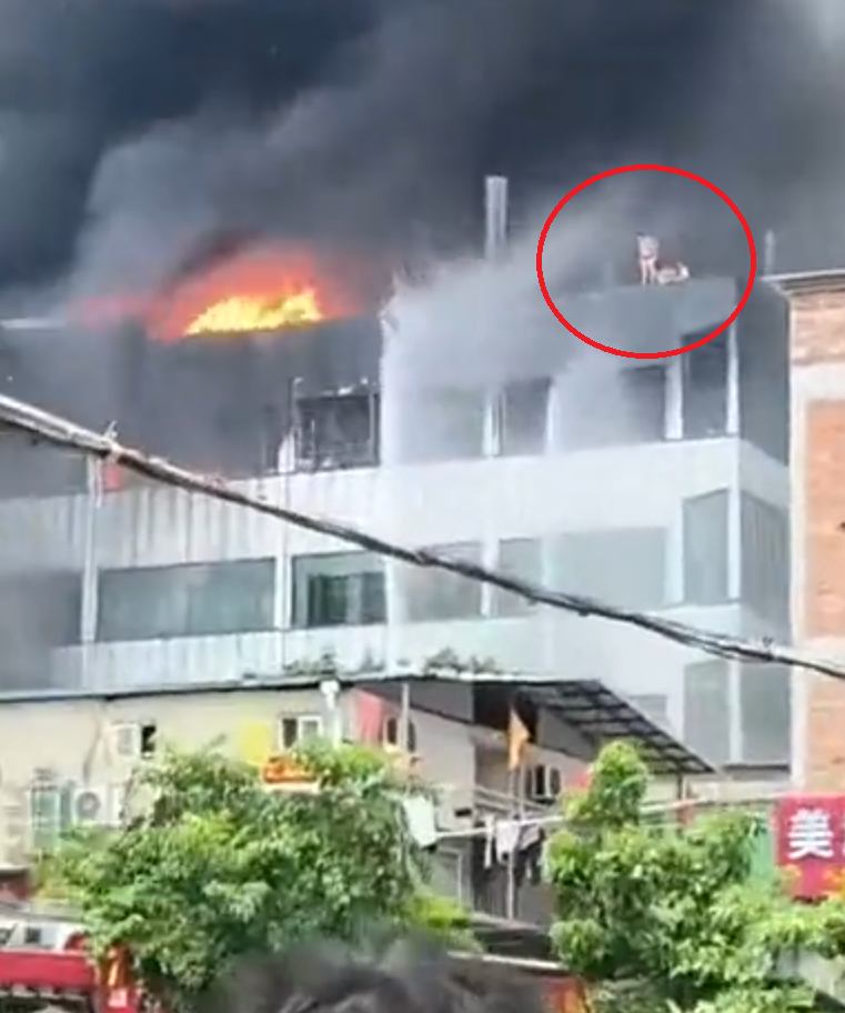 福建晉江鞋廠大火