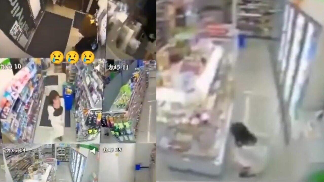 池袋大便｜白衣女便利店內「快閃便溺」 閉路電視影片流出