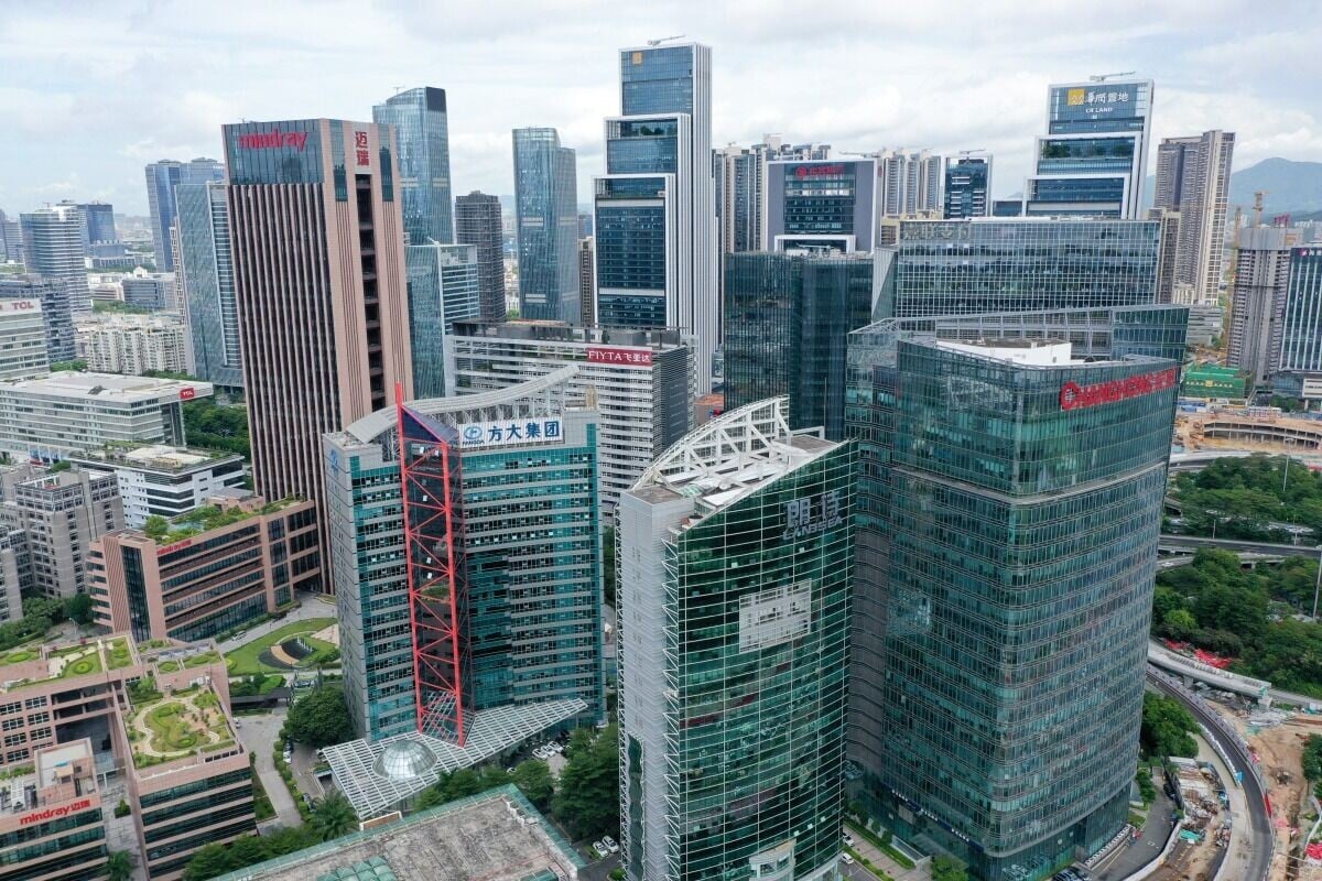 南山科技園內,科技巨企林立。(圖片來源:視覺中國)