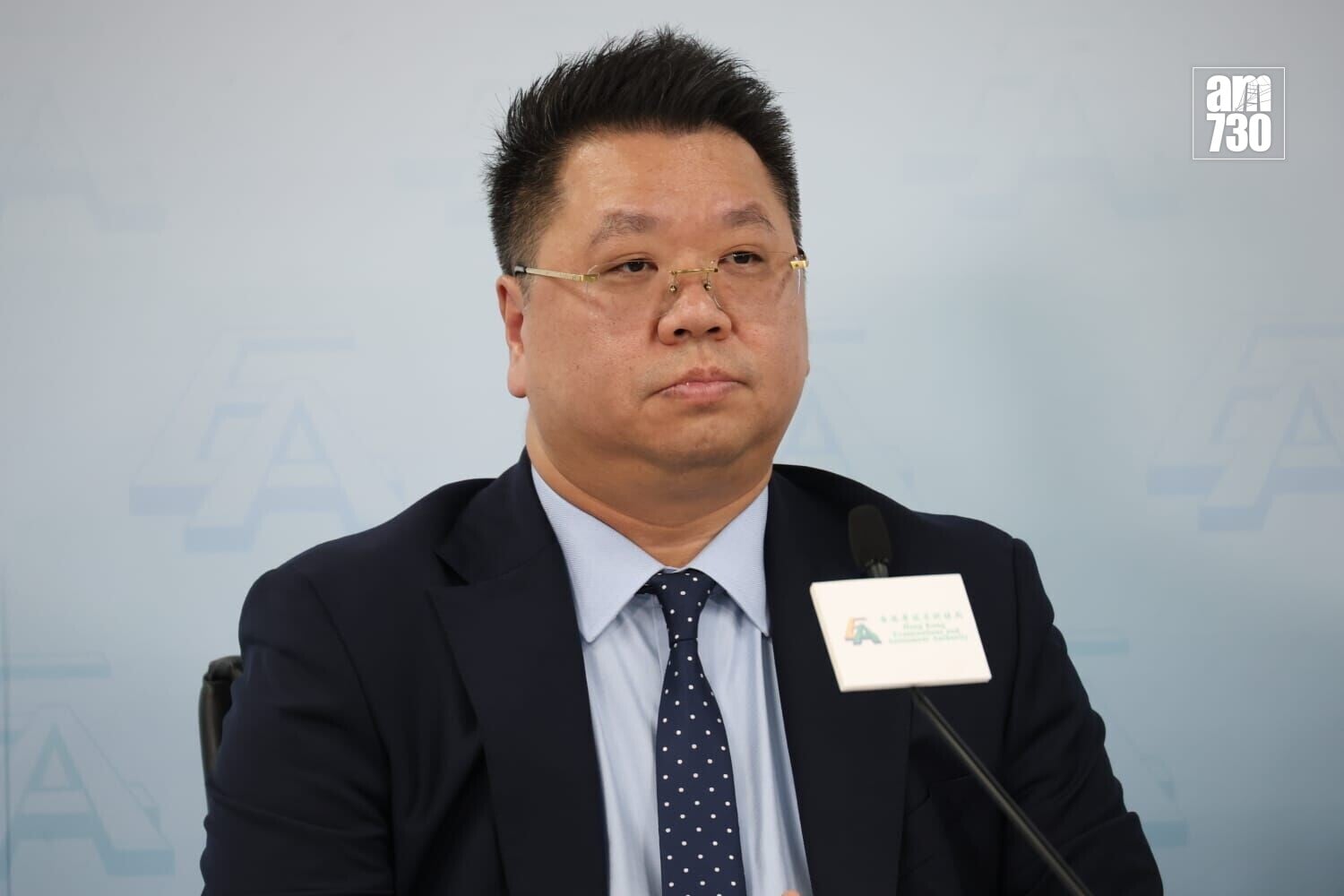 考評局學校考試及評核主管朱舜隆。(周令知攝)