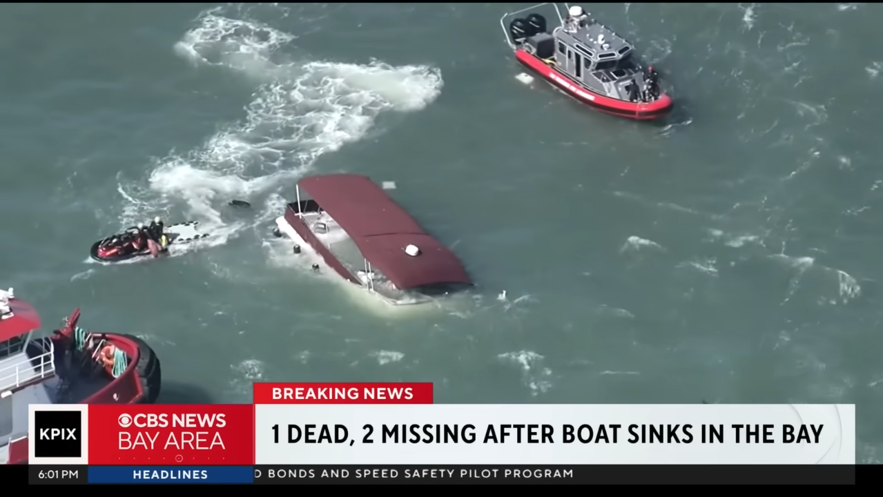1 dead, 2 missing after boat sinks near Alcatraz in San Francisco Bay 1 47 screenshot