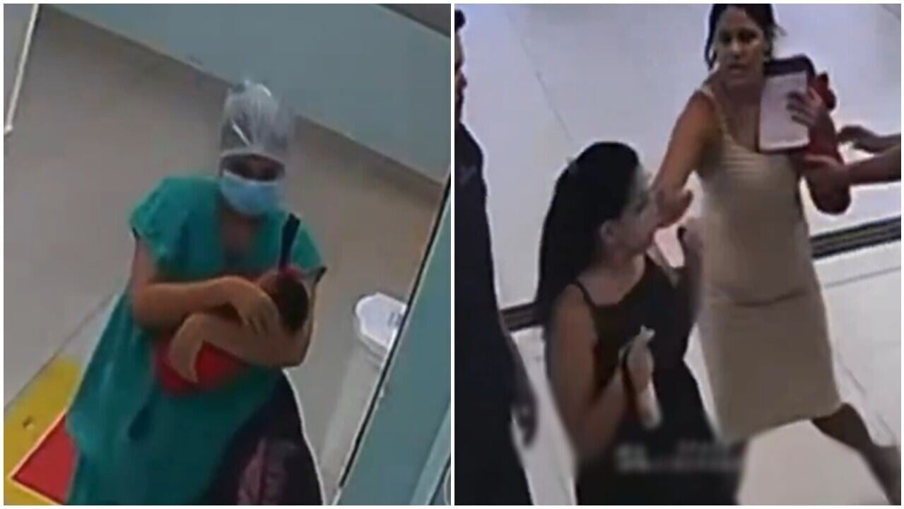 女病人助理偷新生嬰兒，竟因騙家人懷孕，幸BB阿姨及時揭發。(X)