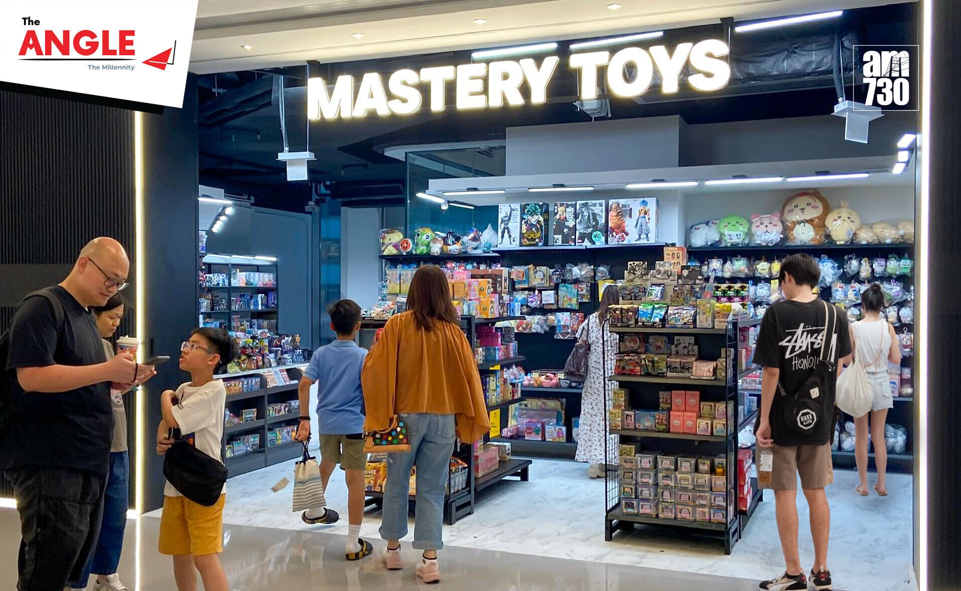 大型潮流收藏玩具品牌「Mastery Toys」進駐「The ANGLE」,吸引玩具迷前來朝聖。