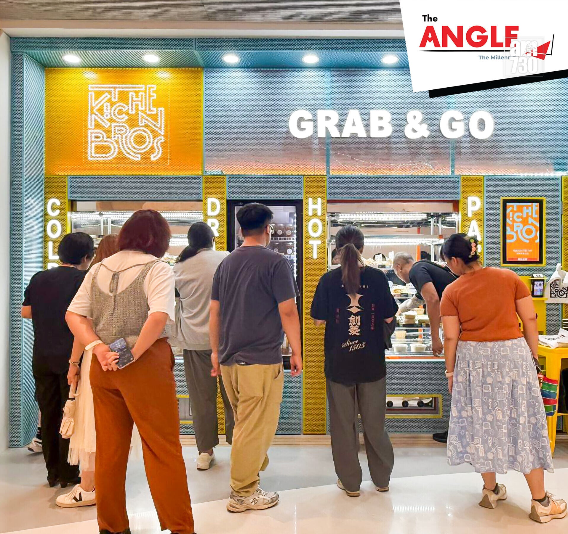 「The ANGLE」提供多元化的休閒美饌與便利零售配套,匯聚各式Grab & Go即買即走輕食品牌。