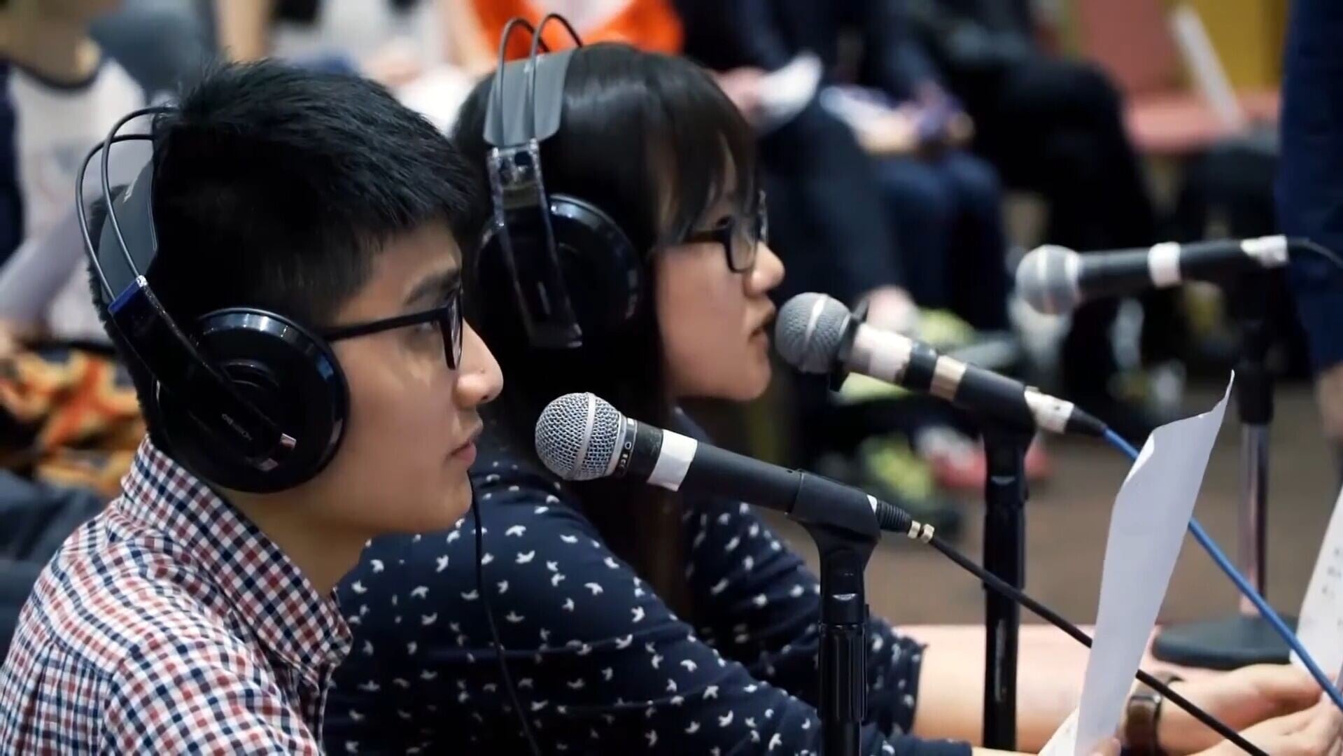 潘昀雋參加配音比賽入行。(CWHK片段截圖)