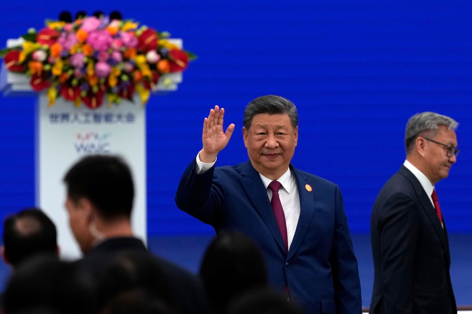 習近平在上海出席2026世界人工智能大會暨人工智能全球治理高級別會議開幕式發表主旨講話(美聯社)