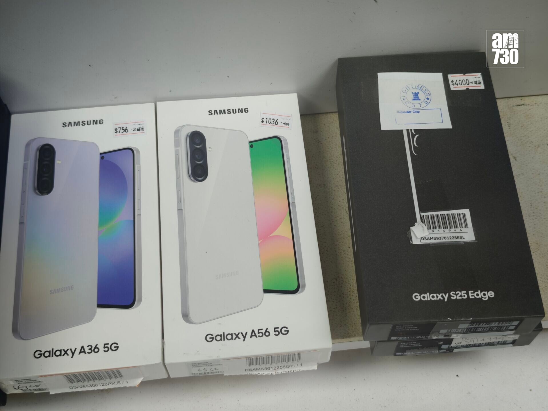 豐澤開倉|Samsung A36、A56及S25 Edge手機。