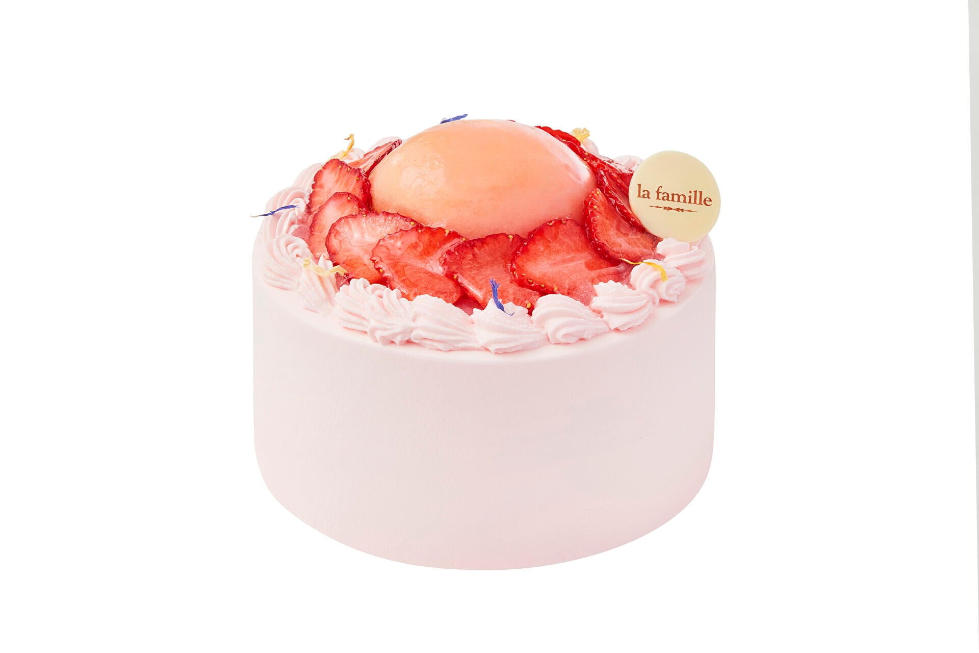 La Famille 日本白桃戚風蛋糕 Japanese White Peach Chiffon Cake (2) (1)