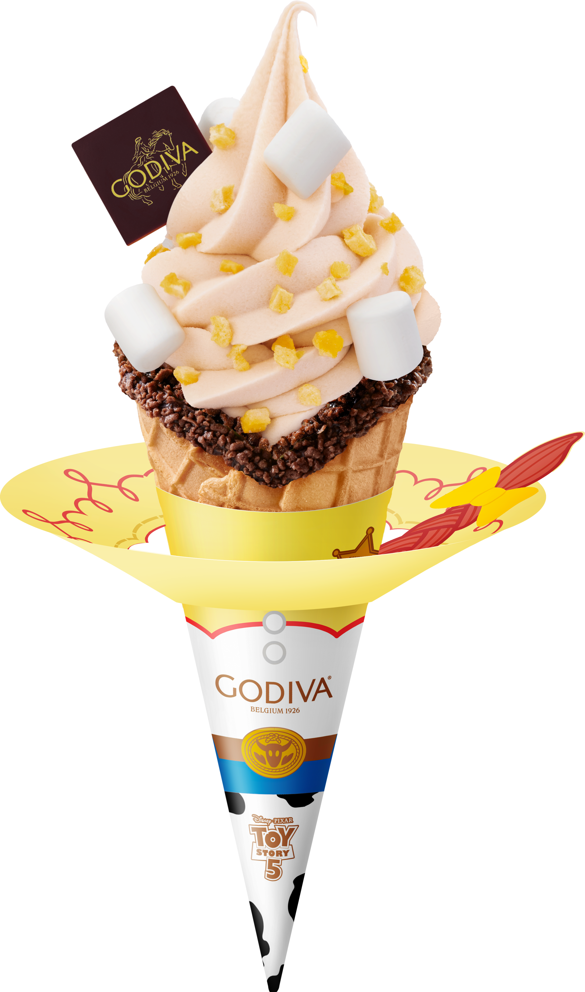 GODIVA X TOY STORY 杏仁巧克力味軟雪糕 (翠絲款)