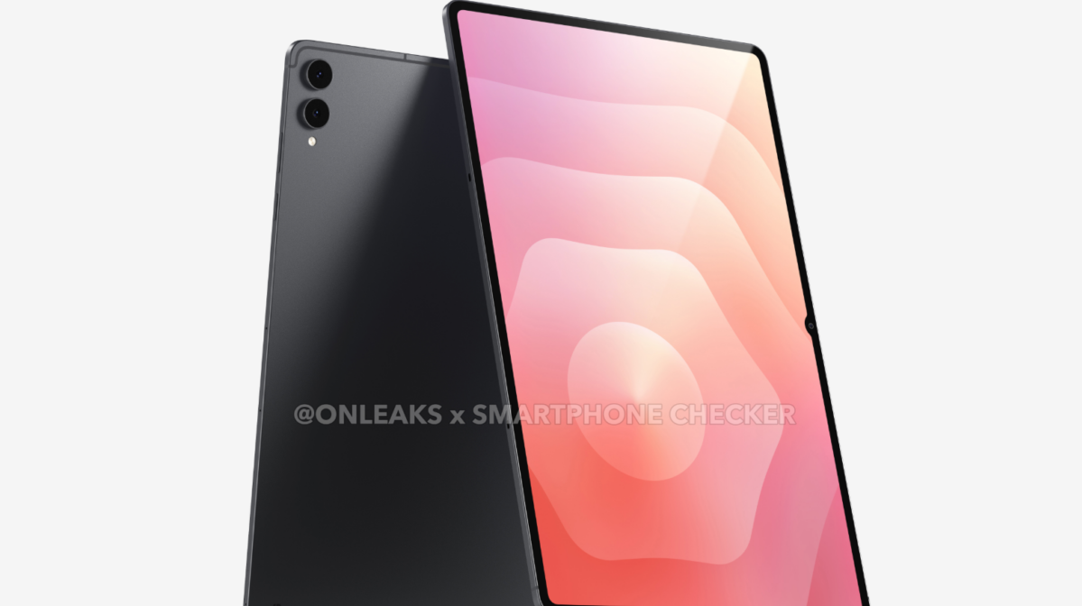 Galaxy Tab S12 Ultra 效果圖曝光：保留半圓凹槽設計、確認升級 Dimensity 9500!