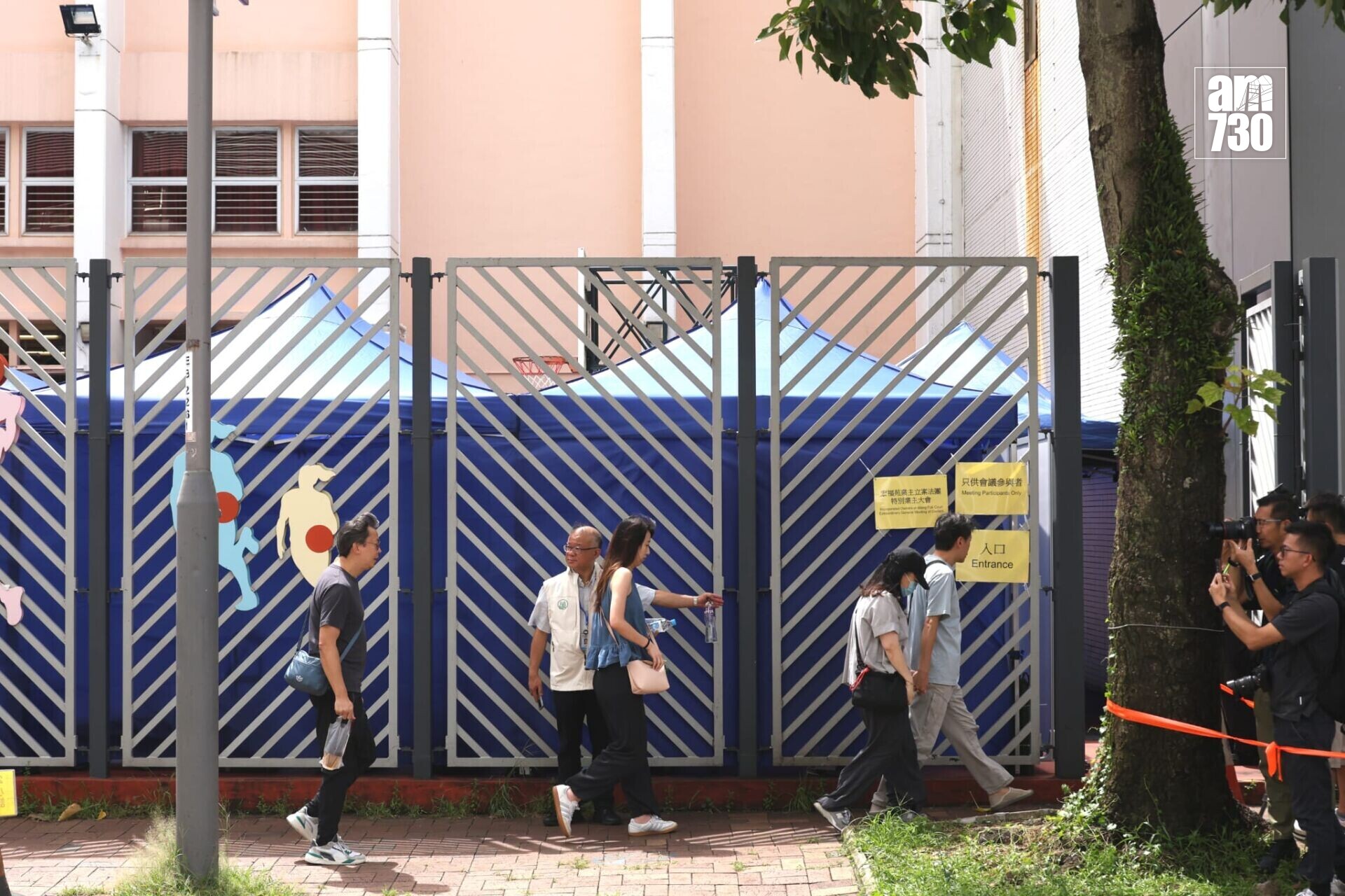 大埔宏福苑五級火|法團特別業主大會今早召開 大維修已退款1.1億元 (林俊源攝)