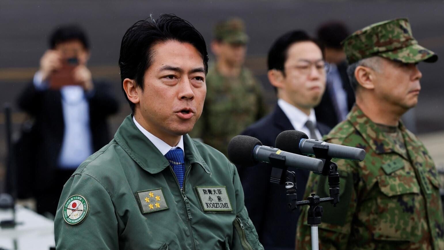 日本防衛大臣小泉進次郎。（圖／路透社）